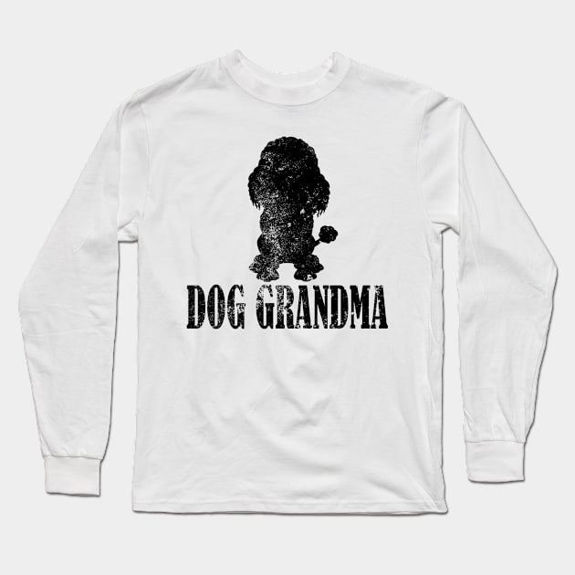 Poodles Dog Grandma Long Sleeve T-Shirt by AstridLdenOs